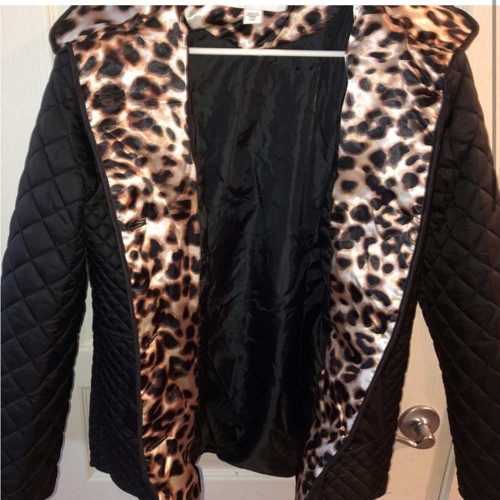 Jaclyn Smith Collection Black Coat